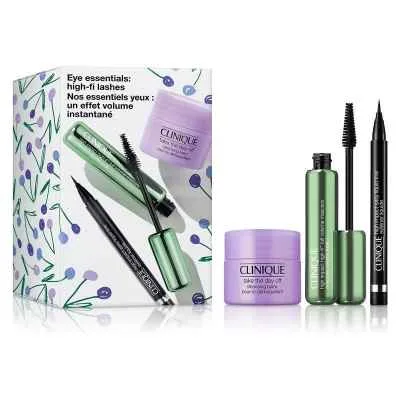 Clinique High Impact Set Black Mascara 7ml + Cleansing Balm 15ml + Black Quickliner 0.14g
