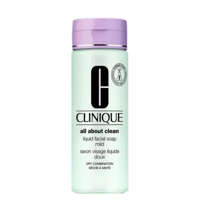 Clinique Liquid Facial Soap Mild Dry Combination 200ml | CLINIQUE