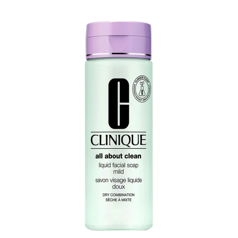 Clinique Liquid Facial Soap Mild Dry Combination 200ml Clinique Liquid Facial Soap Mild Dry Combination 200ml
