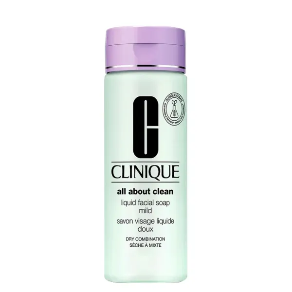 Clinique Liquid Facial Soap Mild Dry Combination 200ml