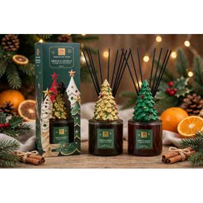 Diffusore d'Ambiente Natalizio Arancia e Cannella 500 ml