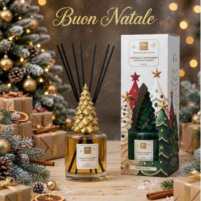 Profumatore Ambiente Natalizio Vaniglia e Mandarino 300 ml
