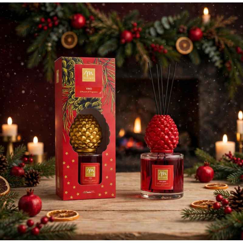 CHRISTMAS PURE Lola Wine Essence Diffuser 500ml avec coton-tiges dans une boîte cadeau 🍷🎄🎄🎄🎄🎄🎄 CHRISTMAS PURE Lola Wine Essence Diffuser 500ml avec coton-tiges dans une boîte cadeau 🍷🎄🎄🎄🎄🎄🎄