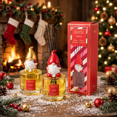 Vanille 500ml Essenz Diffusor mit Faserstäben in Geschenkbox