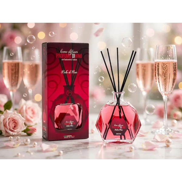 Profumo Divino Diffusore per Essenza 300ml Bolle di Rose