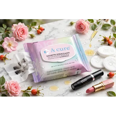 A+Cure Salviette Struccanti Waterproof 20 Pz | My Beauty Self