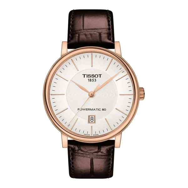 Orologio Uomo Tissot Automatico con Cinturino in Pelle Marrone