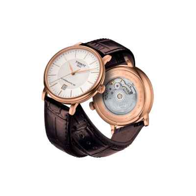 Orologio Uomo Tissot Automatico con Cinturino in Pelle Marrone Orologio Uomo Tissot Automatico con Cinturino in Pelle Marrone