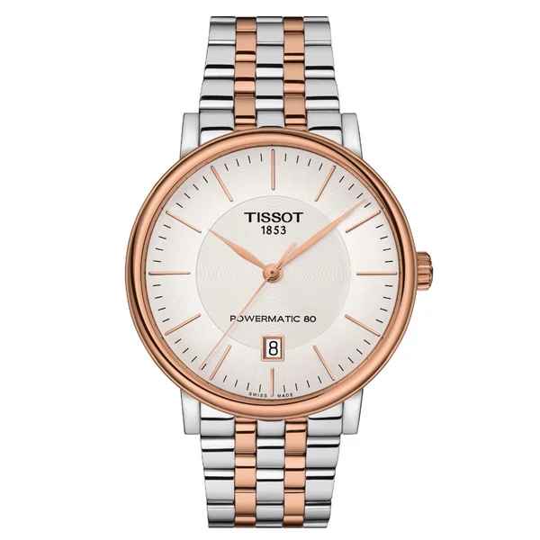 Orologio Uomo Tissot Automatico Bicolore Oro Rosa