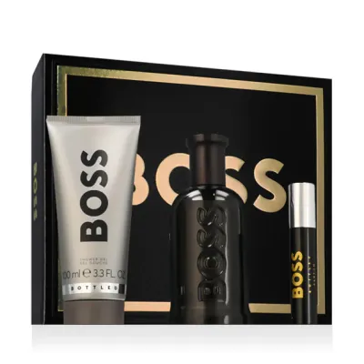Hugo Boss Boss Bottled Parfum Set 100ml + Shower Gel 100ml + Travel Spray 10ml | My Beauty Self