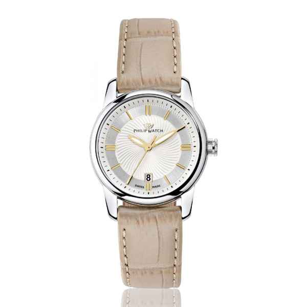 Philip Watch Kent R8251178505 Quarzo Donna 30mm Pelle Beige