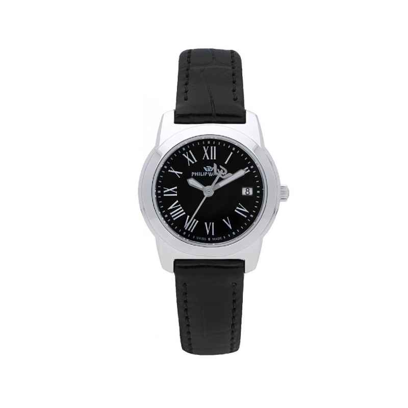 Orologio Philip Watch Donna - Timeless Quarzo 33mm Nero Orologio Philip Watch Donna - Timeless Quarzo 33mm Nero