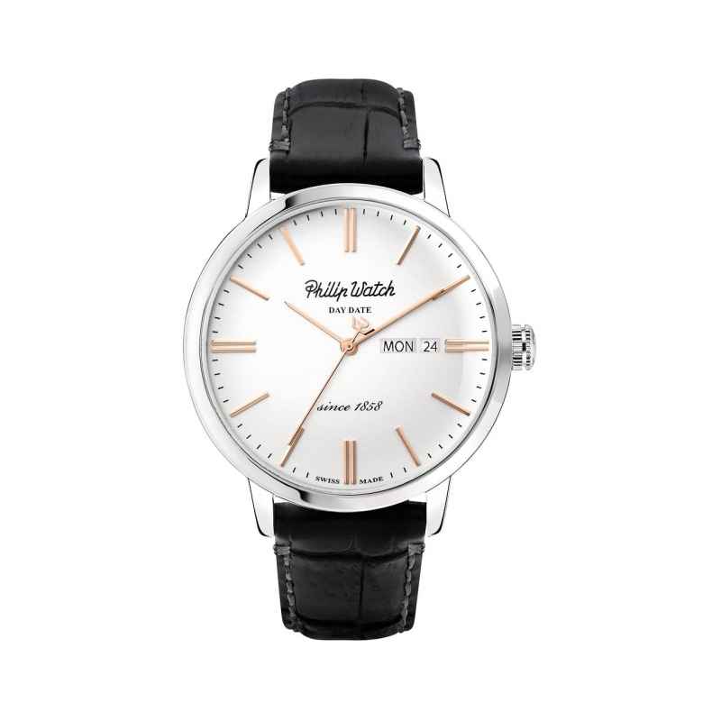 Philip Watch Grand Archive 1940 R8251598011 Quarzo Uomo Pelle Nera