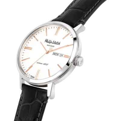 Philip Watch Grand Archive 1940 R8251598011 Quarzo Uomo Pelle Nera