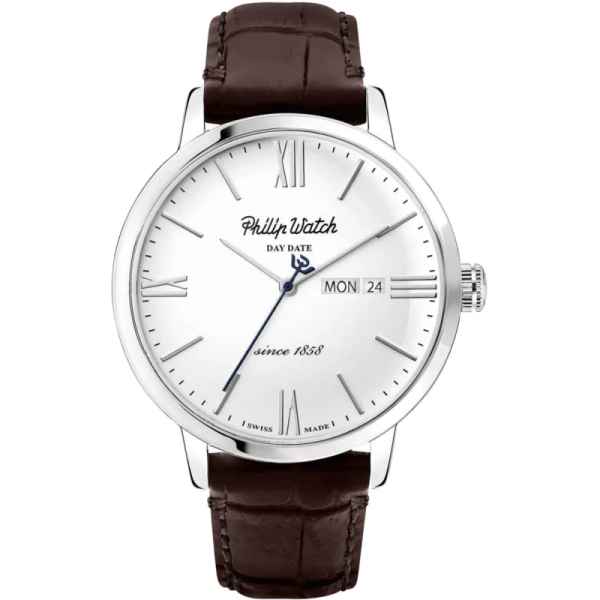 Philip Watch Grand Archive 1940 R8251598012 Quarzo Uomo Pelle Nera