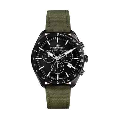 Cronografo uomo al quarzo Philip Watch Blaze R8271995026 Nero