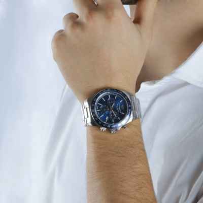 Cronografo uomo al quarzo Philip Watch Caribe Sport R8273607005 Blu