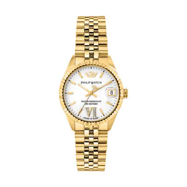 Orologio donna alOrologio Donna Philip Watch Caribe R8253597654 quarzo Philip Watch Caribe Diamonds R8253597654 Bianco