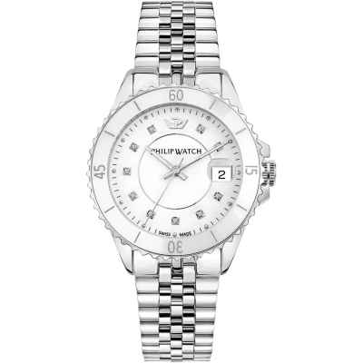Philip Watch Caribe Orologio Donna, Tempo e data - 35mm