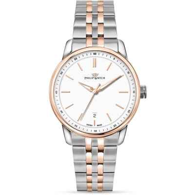 Orologio uomo al quarzo Philip Watch Anniversary R8253150041 Bianco