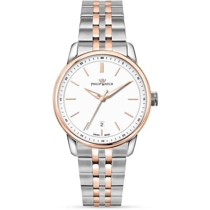 Orologio uomo al quarzo Philip Watch Anniversary R8253150041 Bianco