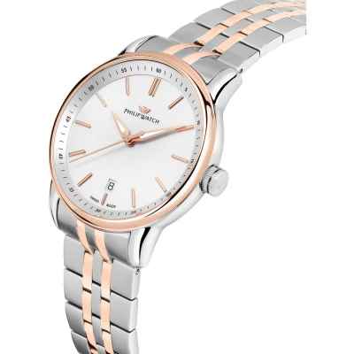 Orologio uomo al quarzo Philip Watch Anniversary R8253150041 Bianco