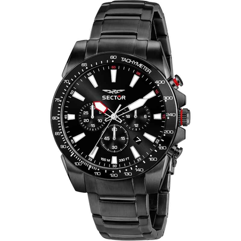 Sector No Limits Orologio Uomo, Cronografo, Analogico, Collezione 450 - R3273776006
