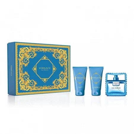 VERSACE COFFRET MAN EAU FRAICHE EDT 50 ML + S/G 50 ML + A/S BALM 50 ML